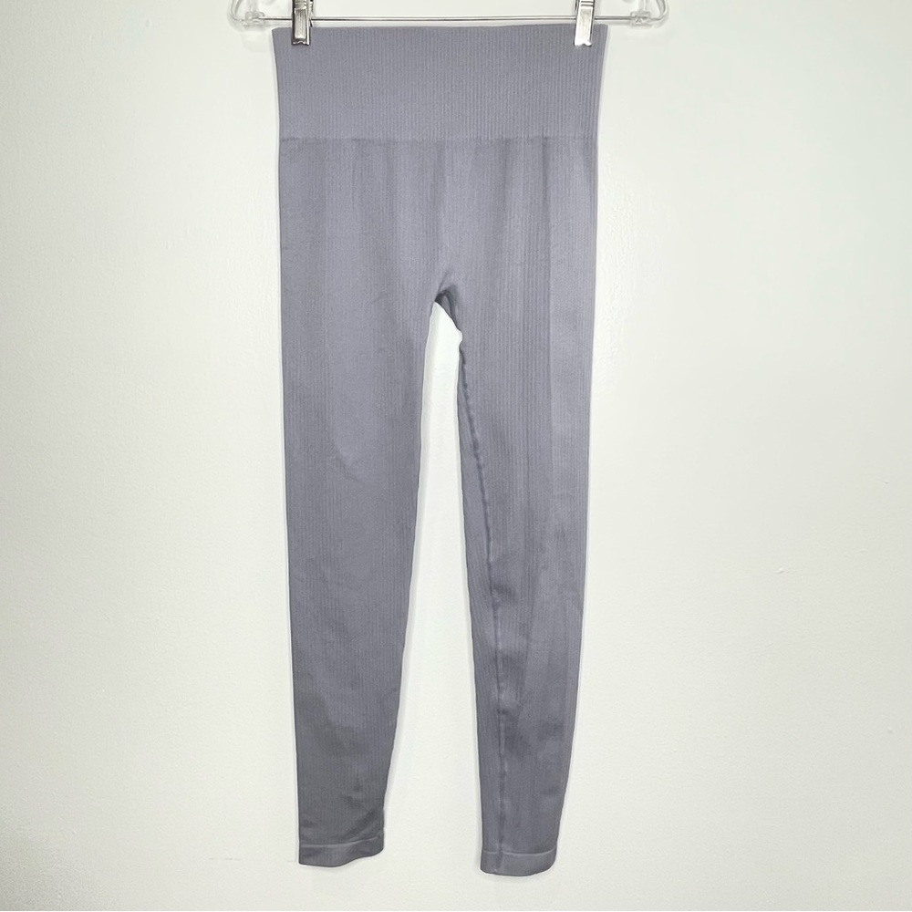 Sacre Rib Knit Leggings Lilac Size S